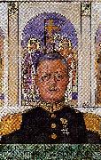 Carl Larsson, portratt av overstelojtnant pontus linderdahl